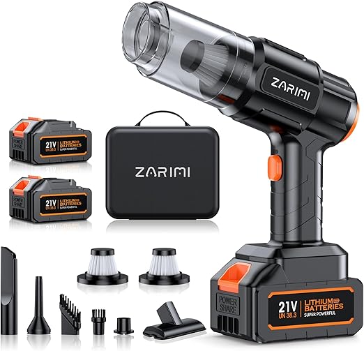 ZARIMI Car Vacuum Portable Cordless