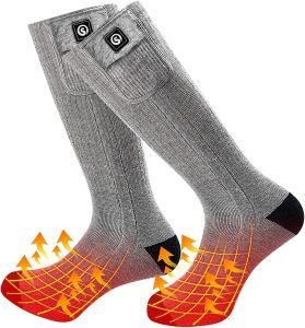 SNOW DEER Upgraded Rechargeable Socks