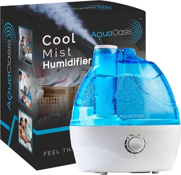 AquaOasis® Cool Mist Humidifier (2.2L Water Tank) Quiet Ultrasonic Humidifiers