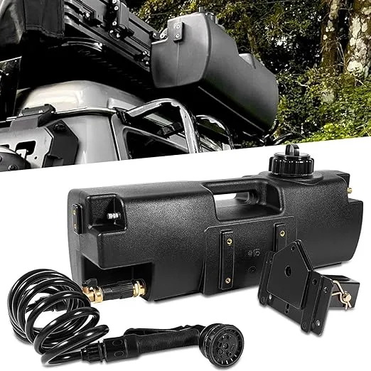 4.0 Gallon Self-Pressurized Water Tank, Portable Camping Shower