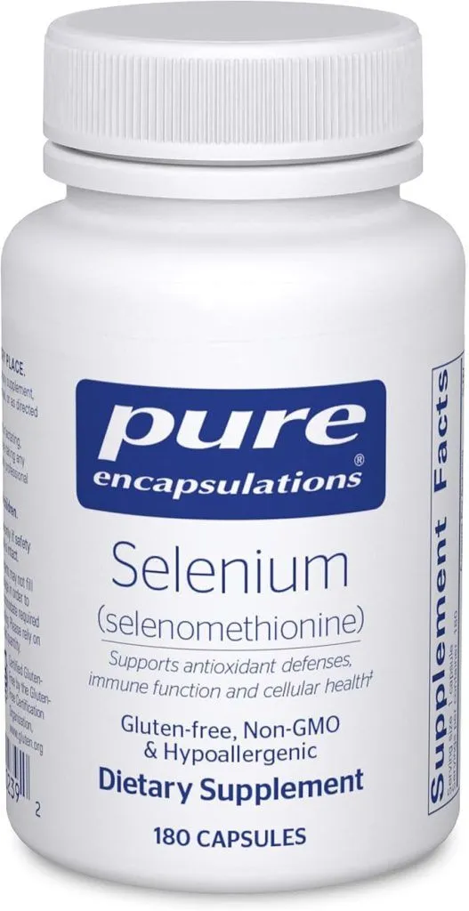 Pure Encapsulations Selenium - 200 mcg - for Healthy Cellular Function