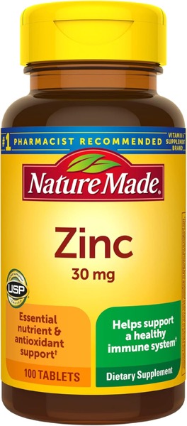 Nature Made Zinc 30 mg, Dietary Supplement